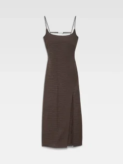 Fashion Jacquemus The Notte dress CrocoBrown