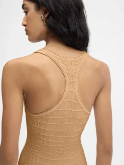 Sale Jacquemus The Scala dress Camel