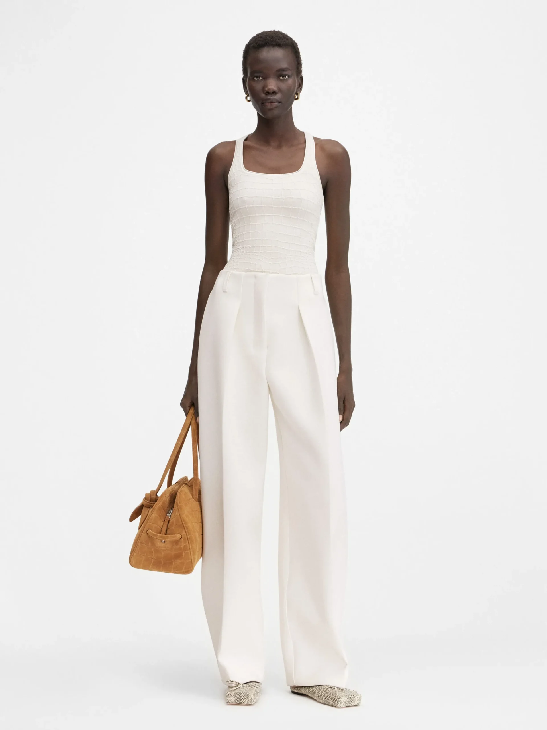 Outlet Jacquemus The Scala tank top Off-White