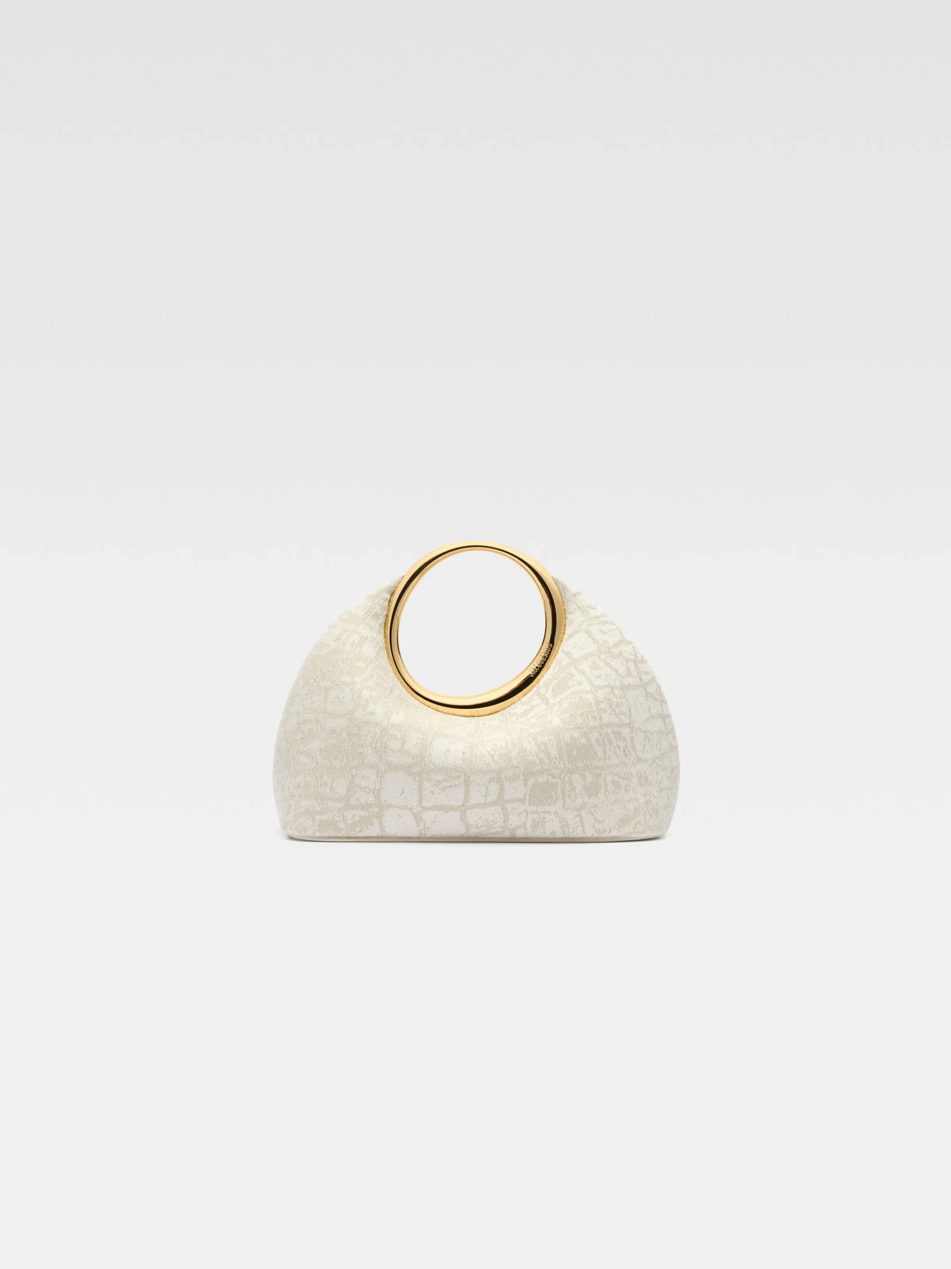 Hot Jacquemus The small Calino CrocoBeige