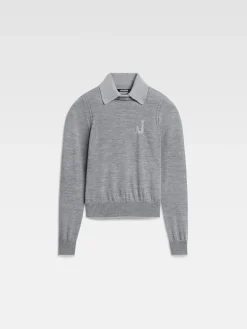 Hot Jacquemus The Tricot knit Grey