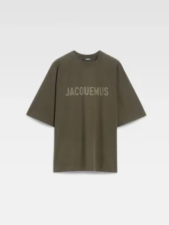 Hot Jacquemus The Typo t-shirt MultiBrown